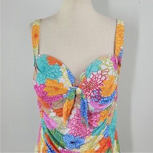 Bleu Rod Beattie swim top, 16W, NWT